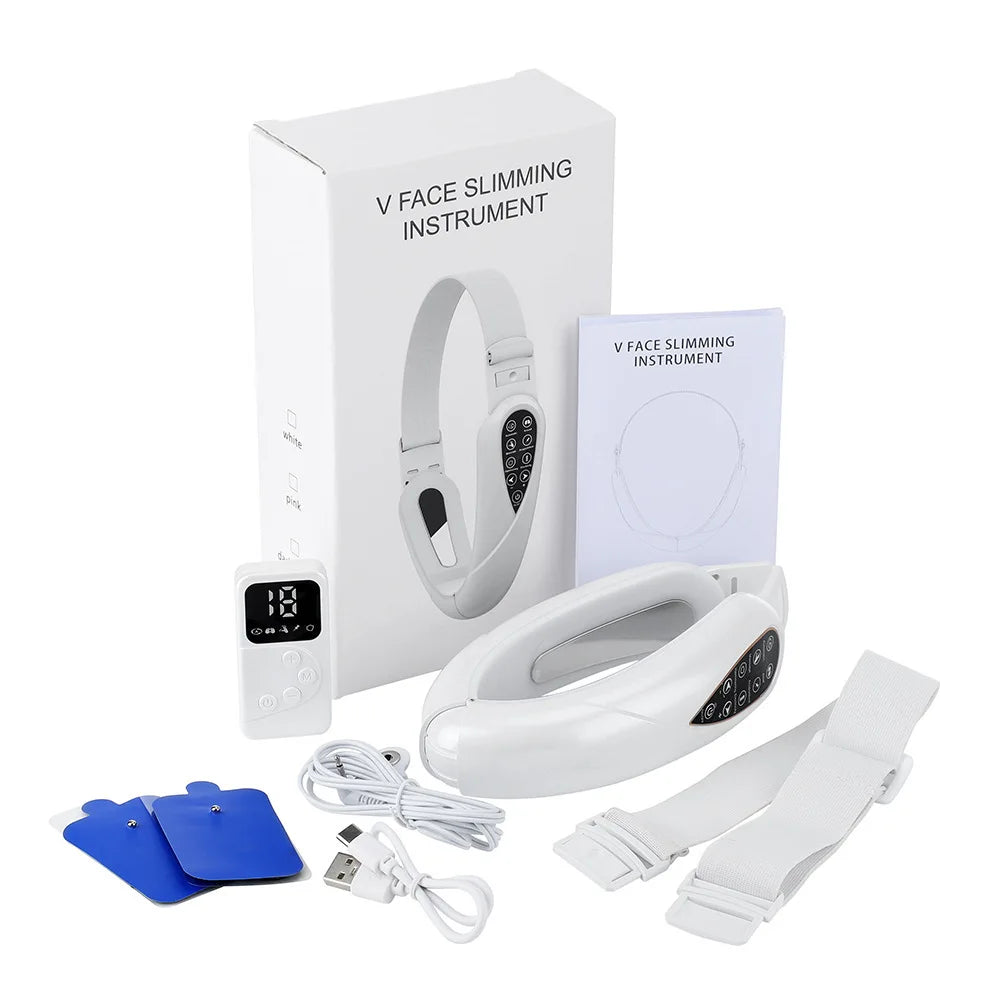 V Line Face Lift Facial Massager Handheld Facial Massager with LED Screen