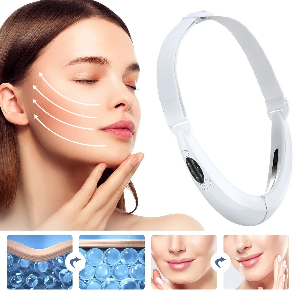 V Line Face Lift Facial Massager Handheld Facial Massager with LED Screen