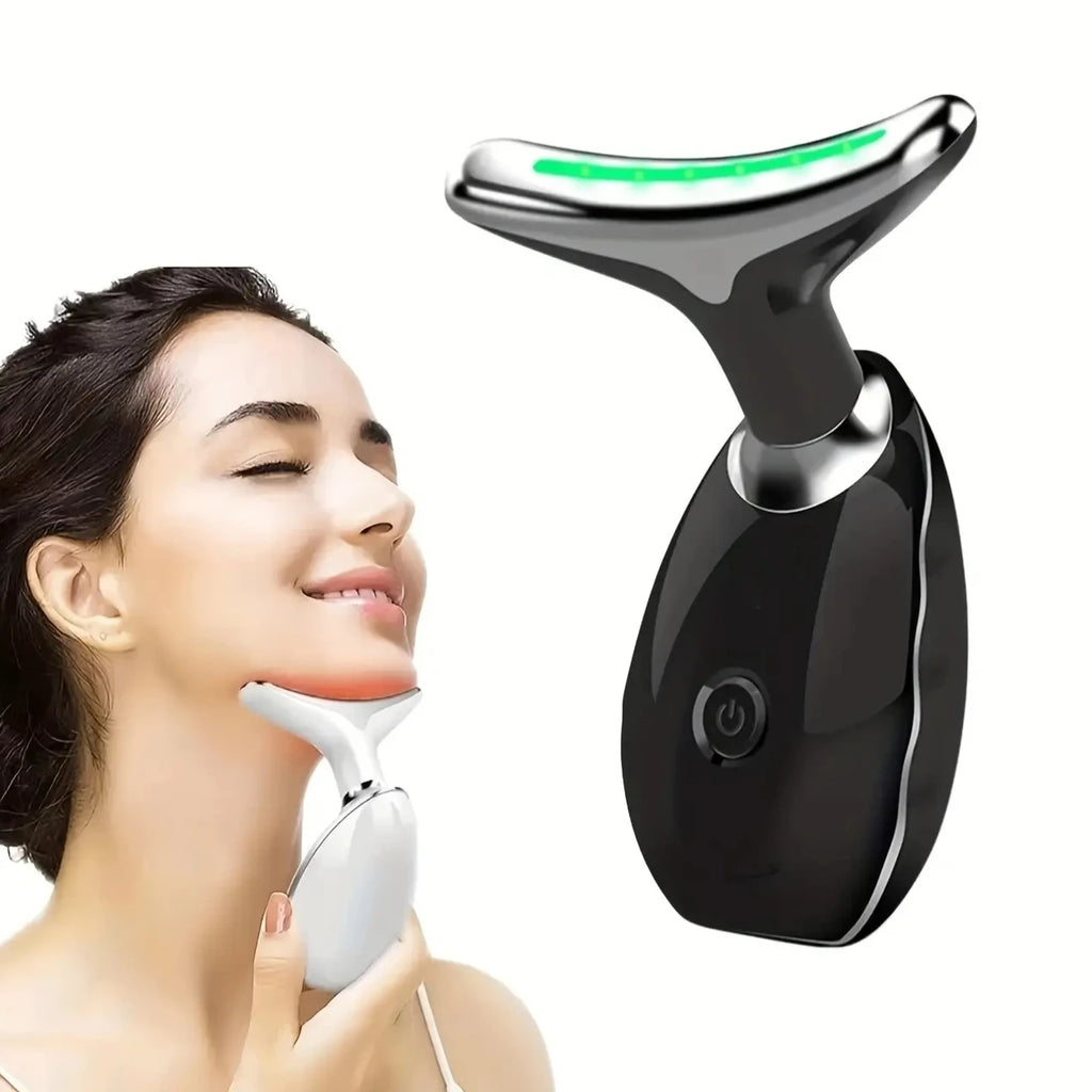 7 Color LED Neck Vibrator Beauty Gift