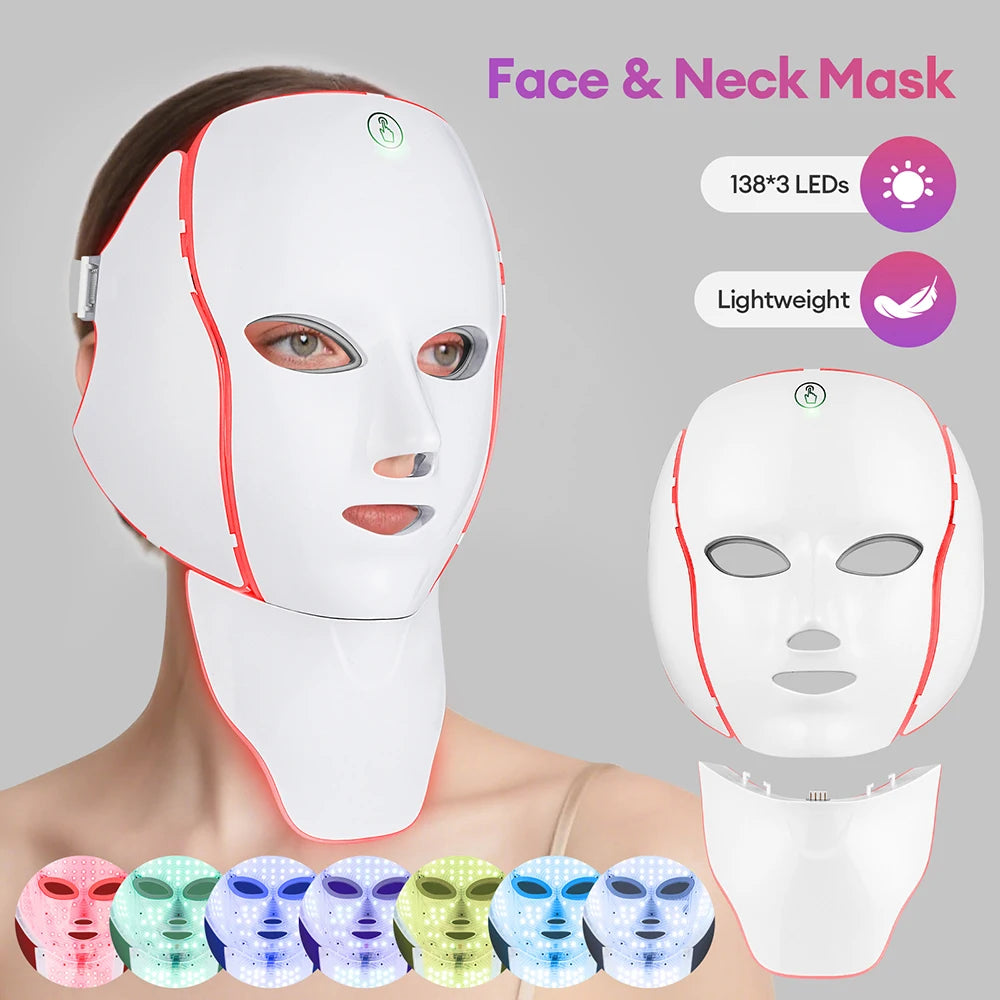 7 Color LED Mask with Photon LED