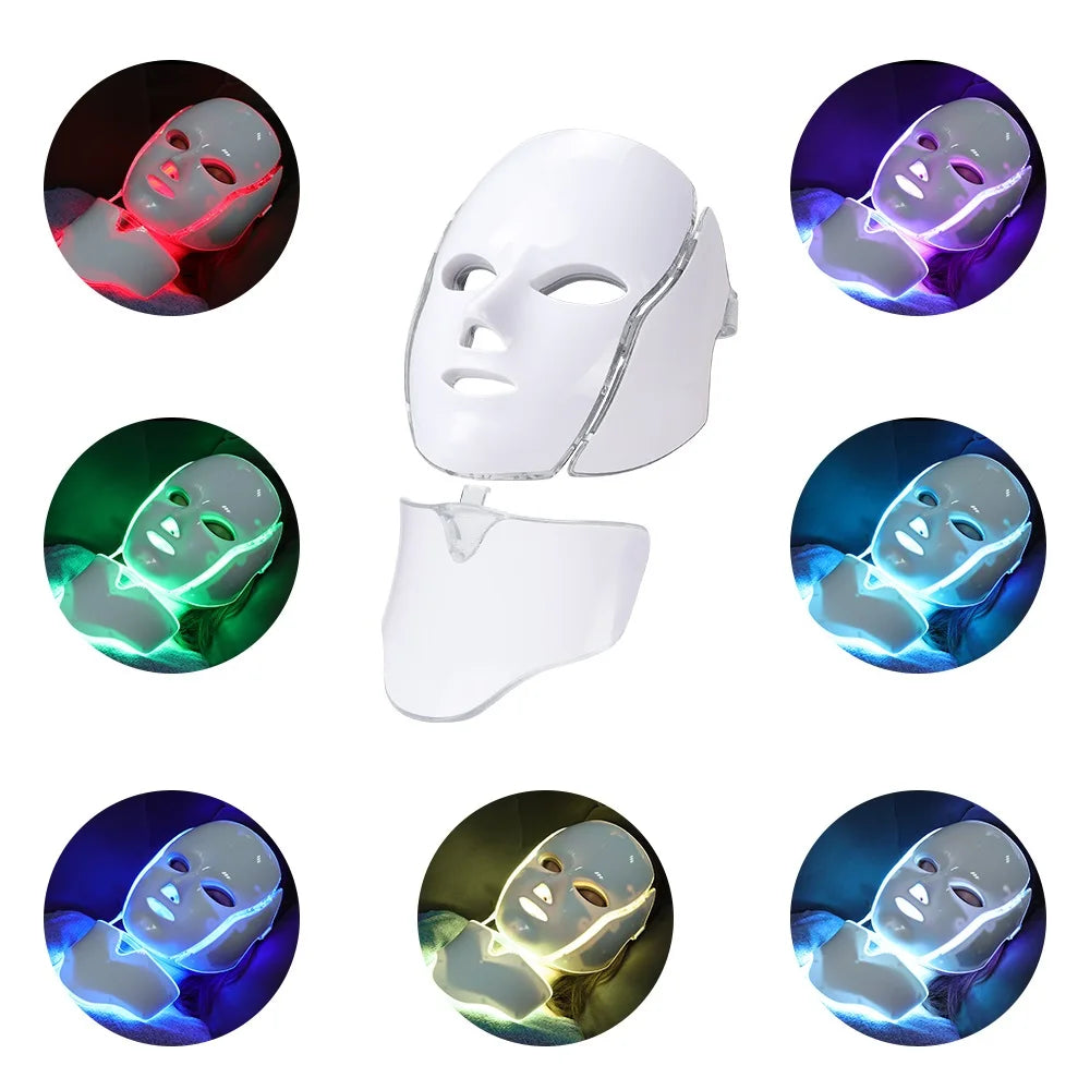 7 Color LED Mask with Photon LED