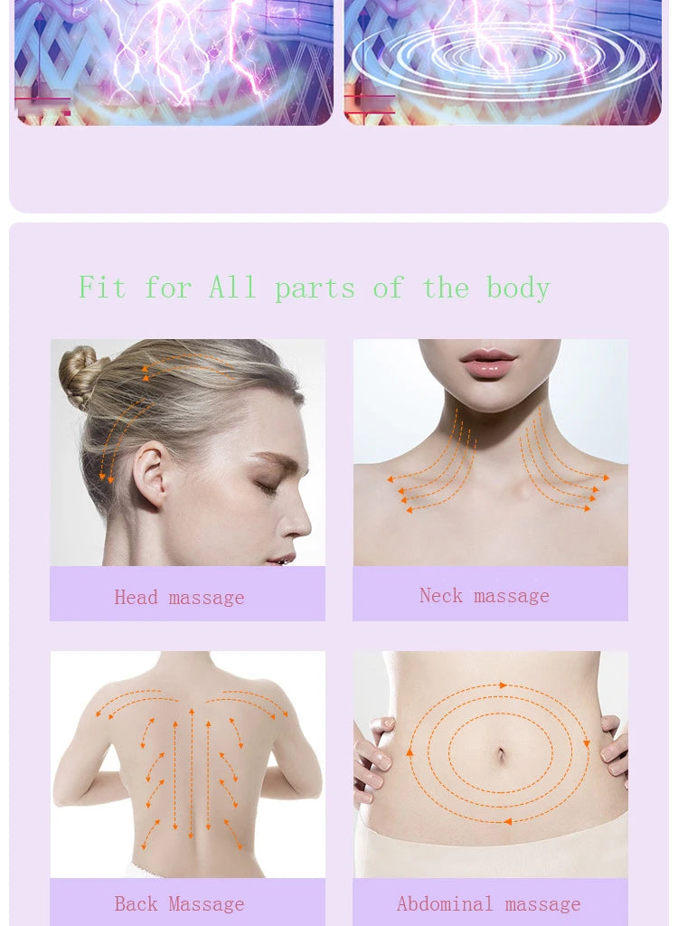 AKO Electric Scraping Board Red Bian Stone Hot Compress High Frequency Vibration Facial Lifting Relaxation Guasha Massage Device